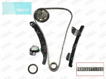 Комплект для замены цепи ГРМ (полный) 1.3/1.5/1.6 - O.S.K. Timing - Мазда96 -  автосервис и запчасти для автомобилей Мазда в Екатеринбурге
